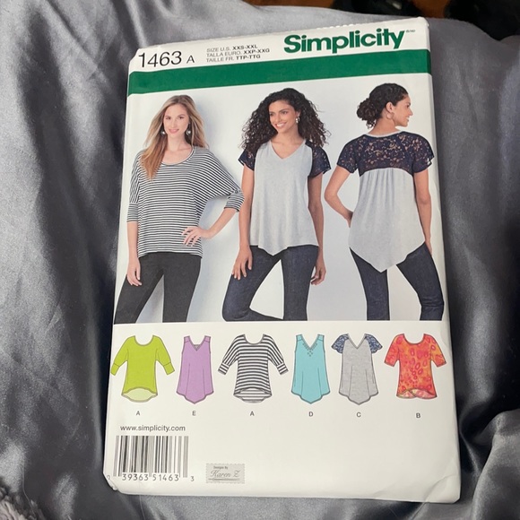 Simplicity 1463 pattern - Picture 1 of 3